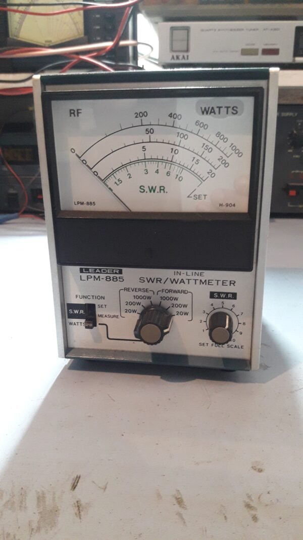 Roimetro Watimetro Leader LPM-885, HF hasta 1000 Watts